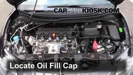 2015 Honda Civic LX 1.8L 4 Cyl. Coupe Oil Add Oil